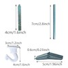 2 Pack White Swag Ceiling Hooks and Hardware Set for
