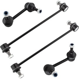 Unbranded for 2009-2014 Nissan Maxima Front and Rear Sway Bar Links 4pcs Kit K750282