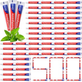 Dimsile Mini Toothpaste Bulk Travel Size Toothpaste 0.35oz Mint Toothpaste for Bad Breath, Helps Freshens Breath, Whitens Teeth Regular Disposable Toothpaste for Home Hotel Office Camping (500 Pcs)