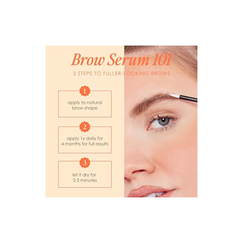 Grande Cosmetics GrandeBROW Brow Enhancing Serum, 8 Week Starter Supply,