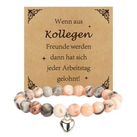 Colleague Farewell Gift Colleague Job Change Pension, Thank You Gift Colleague Birthday Christmas, Favourite Colleague Gift Work Colleague, Farewell Gifts for Colleagues, Women's Bracelet Pink