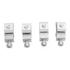 4 Pcs Solar Panel Ground Clamp Steel Weather Proof Solar