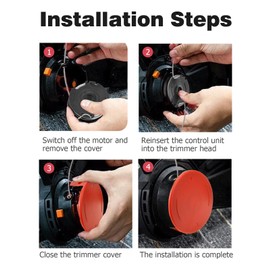 Replacement Strimmer Wire Compatible with Bosch ART 27, Mellbree 2PCS Strimmer Spool Line Compatible with Bosch ART 27 30 24 30-36 LI