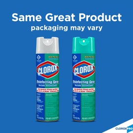 CLOROX Clorox Commercial Solutions Disinfecting Aerosol, Fresh Scent, 19 Oz, Pack of 12 (Pack May Vary)