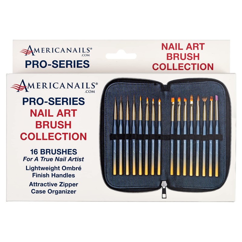 Americanails Pro-Series Nail Art Brush Collection