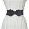 Oyccen Bow Knot Stretch Wide Belt for Women Elastic Dress