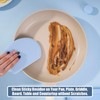 Silicone Dough Scraper with Stainless Steel Sheet, Curved Edge Flexible