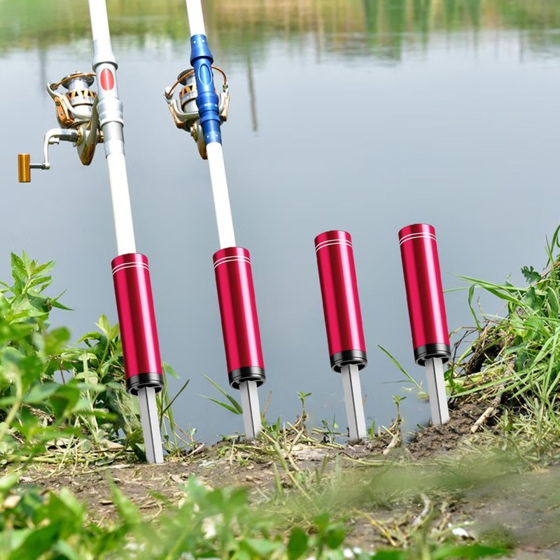 Fishing Rod Holder for Ground - Aluminium Alloy Folding Rod