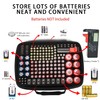 ShellKingdom Battery Organizer Storage Case with Tester, Battery Vault Case