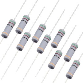 uxcell 50Pcs 51 Ohm Resistor, 2W 5% Tolerance Carbon Film Resistors, 4 Bands for DIY Electronic Projects and Experiments