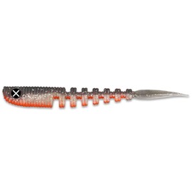 Monkey Lures Shaky Lui - 7.5 cm & 10 cm Rubber Fish - No Action Shad, Pintail, Zander Rubber Bait, Soft Bait, Artificial Bait (Grilled Zombie - Slightly UV Active, 7.5 cm - 8 Pieces)