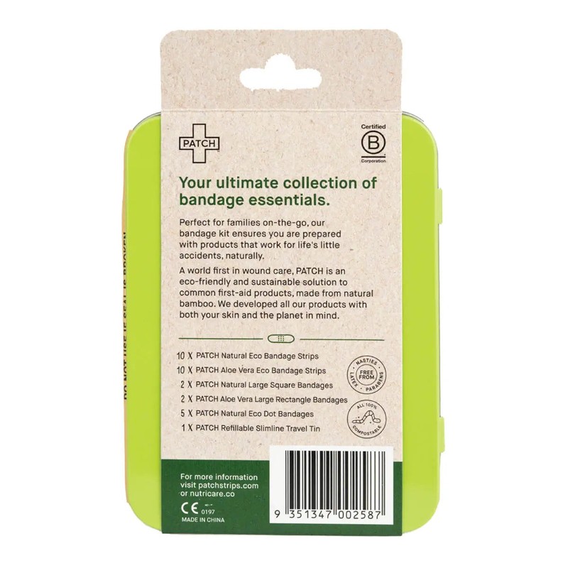 PATCH On-The-Go Travel Bandage Kit, 29 Pack