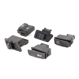Gy6 Headlight Switch, 5Pcs Motorcycle Starter, Horn Button Switch, High Low Beam Headlight Horn Turn Button Kit Fit For Gy6