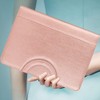 Darolin Zippered Leather Padfolio Portfolio with [Hidden Handle] and [Clipboard],