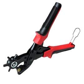 AIMALL Multi-Size Revolving Leather Belt Hole Punch Puncher Plier Craft Tool– 6 Multi-Shape Sizes for Belts, Fabric, Canvas, Cardboard, Rubber, Craft & DIY Use