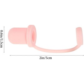 ibasenice Tapas de Pajita de Silicona 6 Piezas Diseño Especial y Material Resistente para Proteger y Mantener Limpias las Pajitas Ocasión