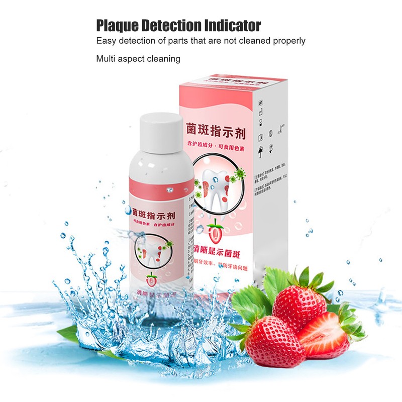 Plaque Disclosing Agent Oral Tartar Test Examination Dental Plaque Indicator