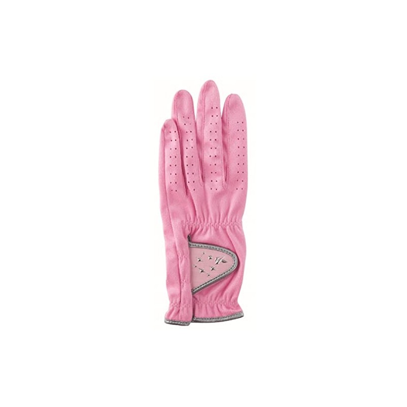 Kasco SF-1320LW Women's Golf Gloves, Reffit for Both Hands, Pink,