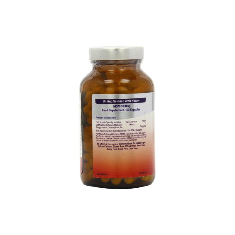 FSC 1000mg Msm - Pack of 120 Capsules