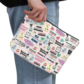 G2TUP Dark Romance Love Gift Dark Romance Makeup Bag Bookish Cosmetic Bag Gothic Novel Fan Gift (Dark Romance CB)