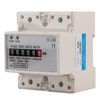 Electric Meter DIN Rail Electronic KWh Meter, 220V AC Digital