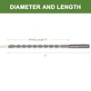 HLOFIZI 5/16" x 8" SDS Plus Hammer Drill Bits Masonry