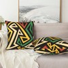 African Tribe Ethnic Geometric Decorative Throw Pillow Covers 18x18 Inch
