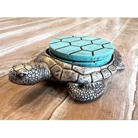 Sea Turtle Coaster Set - Nautical Ocean Beach Coastal Decor