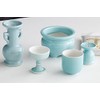 Yamako Japanese Buddhist Altar Set, Celadon, Blue Background, Pottery 5
