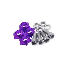 HEROFFIX Motorcycle License Plate Bolt Screw, 4 Pack Replace Parts