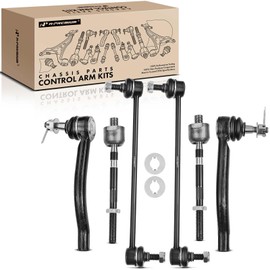 A-Premium Set of 6, Front Sway Bar Link, Inner Outer Tie Rod End, Compatible with Nissan Altima 2007 2008 2009 2010 2011 2012 2013