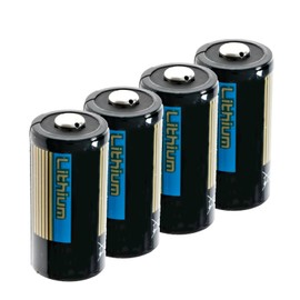 Synergy Digital Batteries, Compatible with Bushnell Pro 1M Slope GPS Battery, Combo-Pack Includes: 4 x Lith-8 PANA Batteries