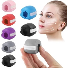 8pcs Jaw Trainer Jaw exerciser Jawline exerciser for Men Women, 8Pcs Jawline Exerciser, Natural Face & Neck Lifting Exercise, Jaw Exerciser Face Slimmer Double Chin Reducer That Works for Slim Tone Your Face Neck