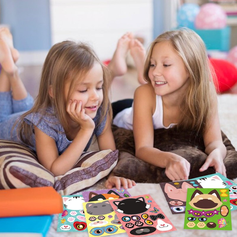 24 Pcs Cartoon Stickers Set DIY for Kids (Horse Style)