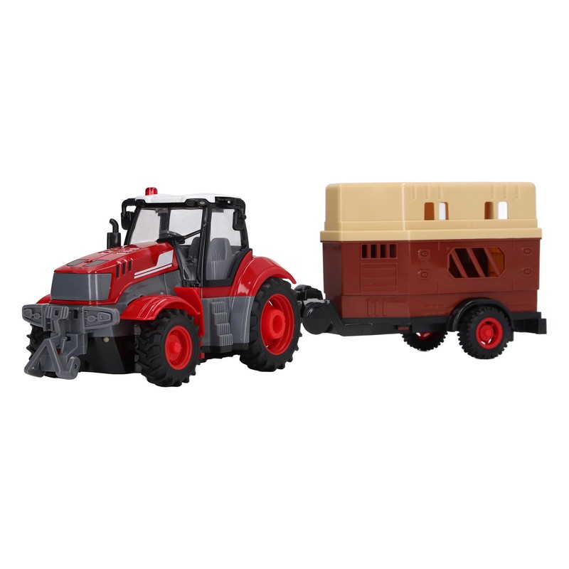 RC Farm Tractor Toy Educational Rechargeable Remote Control Electronic Farm