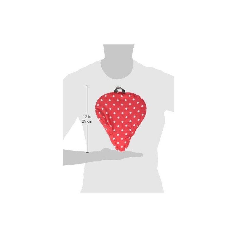 Basil Rosa Bicycle Adult Saddle Cover - Red/white