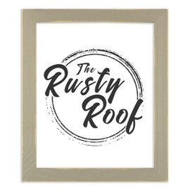 The Rusty Roof - Distressed Emily Stone Grey - Solid Wood Picture Frame - 18x24