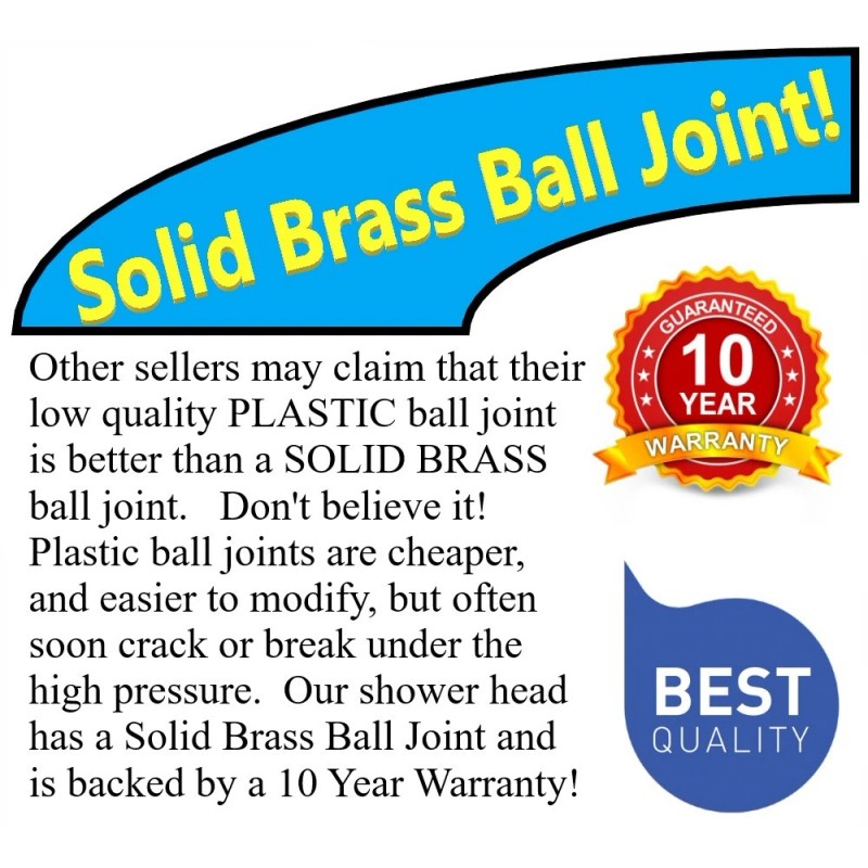 Delta High Flow *13.5 GPM* High Pressure Shower Head by