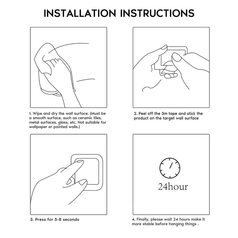 DELITON Gold Towel Hooks- 4 Pack Adhesive Hook for Coat