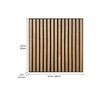 Acoustic Slat Wood Tile Natural Wall Panels, WPWP6347