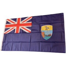 NWFlags St Helena Flag 5ft x 3ft 75d Premium Polyester Suitable For Flagpoles