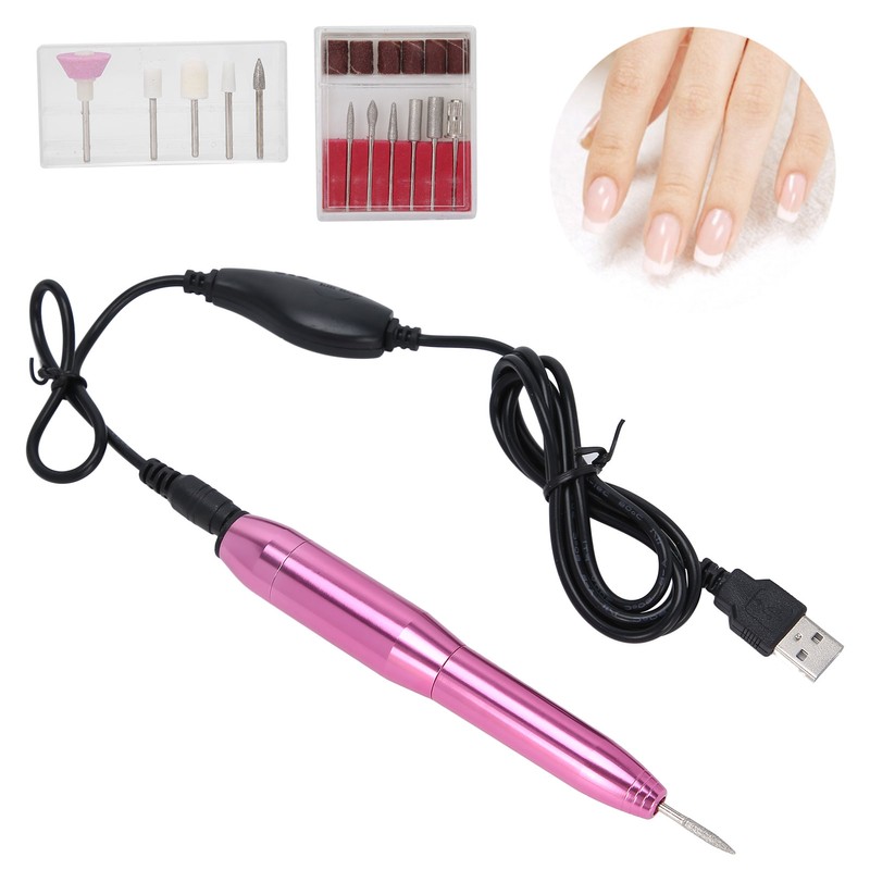 Nail Drill Pen Aluminium Alloy Nail Grinding Machine Electric Polishing
