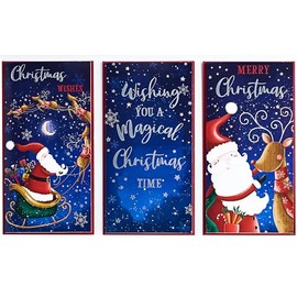 Design By Violet Christmas Money Wallet Envelopes for Gift Cards and Vouchers Xmas Merry Christmas 3 Assorted Designs Christmas Eve