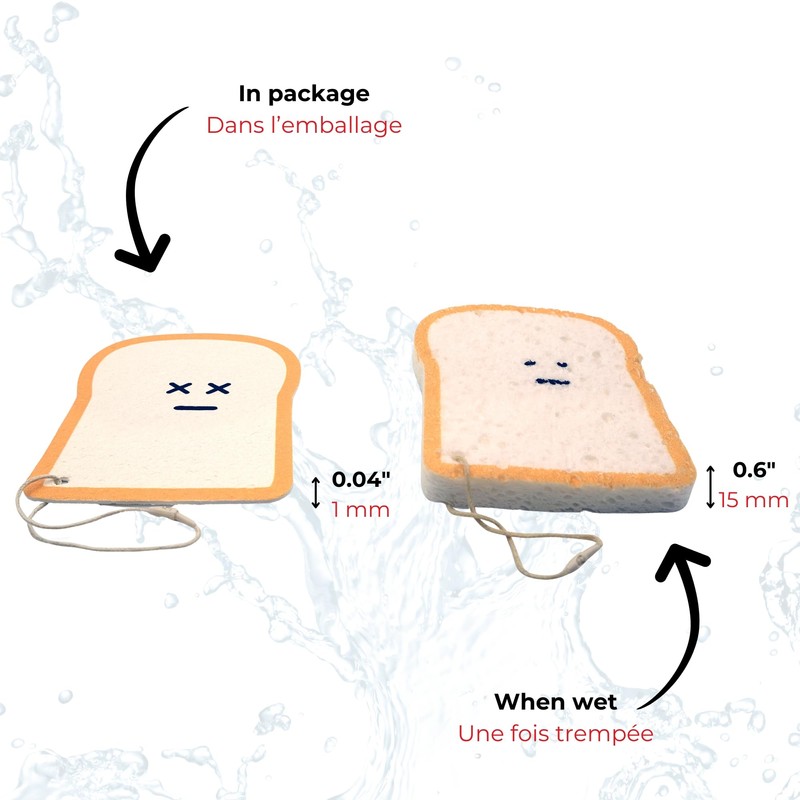 Starfrit Gourmet OMG! - Set of 2 Compostable Bread Sponges