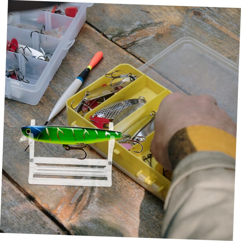 BESPORTBLE Fishing Lure Display Stand Large Capacity Abs Material Rack