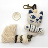 [deaizaka.biz] Bag Charm Cat Wrap Tassel Tassel with Tassel Decoration