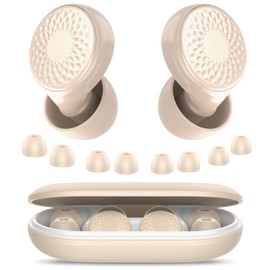 taopodo Ear Plugs for Sleep Noise Cancelling -45dB, Customized Soft Earplugs for Concert, 0 Pressure, Reusable Ear Plug for Noise Reduction with Case & 8 Eartips, for Sleep, Working, Studying, Traveling