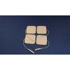 Current Solutions Electrode Pads- 4 Pads "2X 2" Reusable, Self
