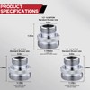 3 Pcs Ball End Shower Arm Adapter，Converting Old Fashioned Ball
