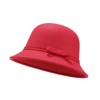 UltraKey Women Felt Hat, Bucket Hat, Adjustable Vintage Bowler Suede